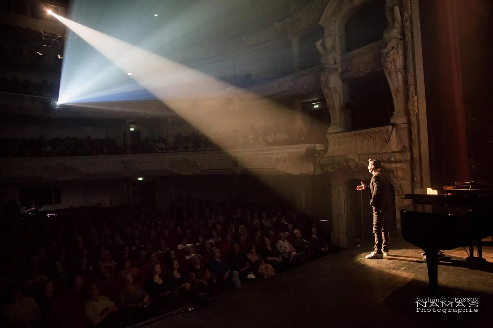 Raconter la vie de Michel, entre les chansons — photo : Nathanaël Masson