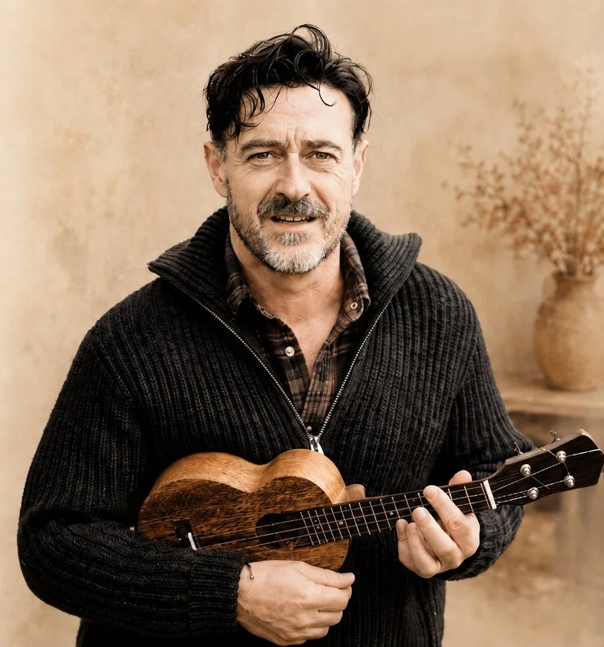 Jean-Marc Sauvagnargues, ukulélé en main